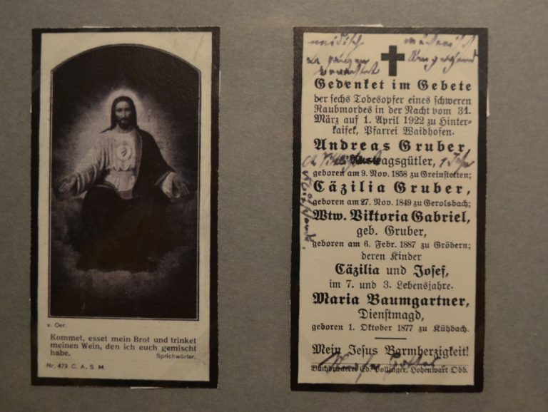 Wanderung 100 Jahre Mordfall Hinterkaifeck