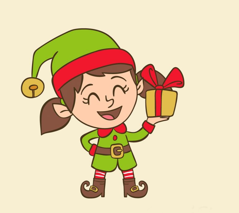 Elli Elfe hilft dem Christkind