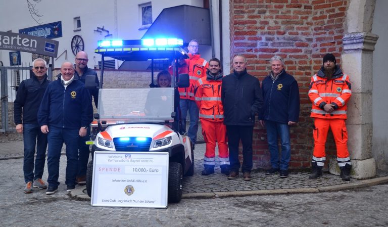 Johanniter bekommen ein E Cart für den Festivaleinsatz