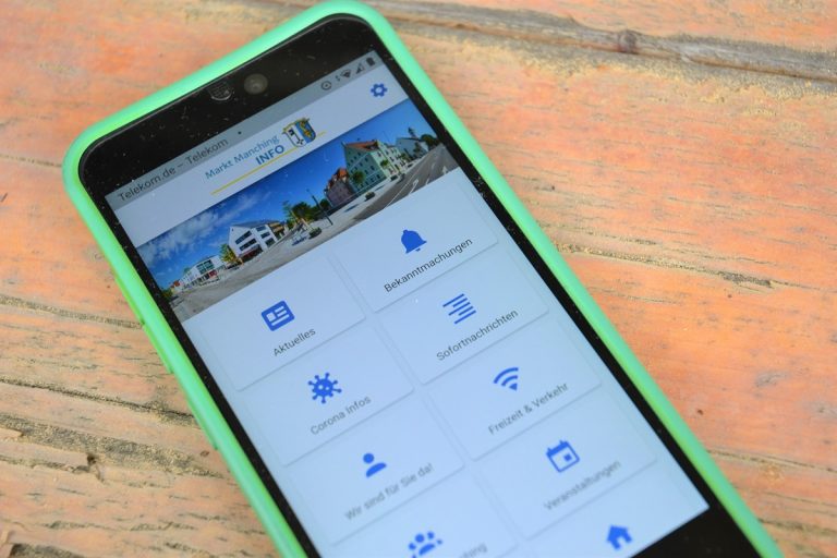 Nichts verpassen mit der Markt Manching INFO App