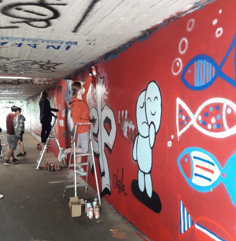 Be Inspired Graffiti-Workshop der Stadtjugendpflege