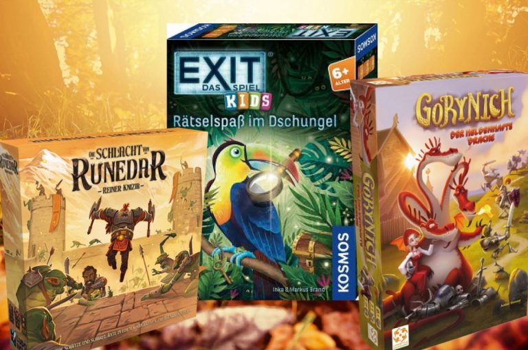 Spieletipps für den Herbst: Gemeinsam gewinnen oder verlieren