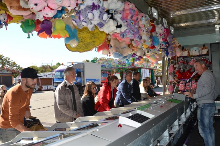 Alles bereit für das Herbstvolksfest in Ingolstadt