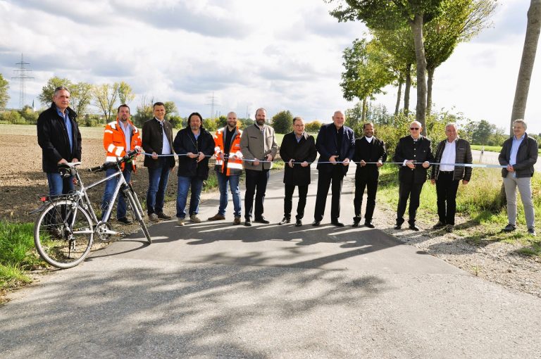 Radweg von Münchsmünster nach Pförring frei gegeben