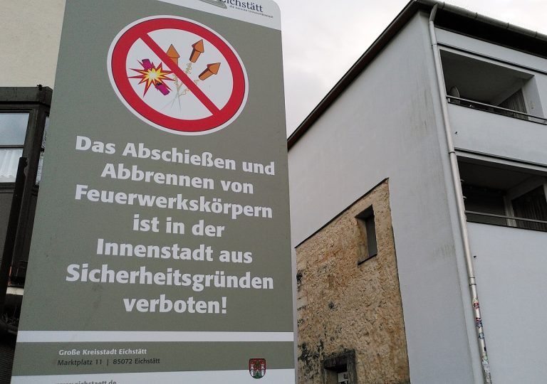 Feuerwerksverbot in Teilen der Eichstätter Altstadt