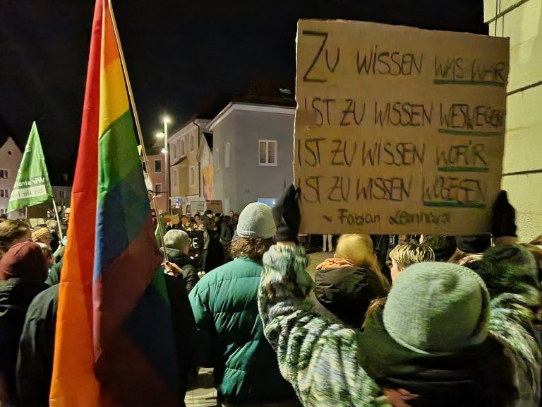„Wir sind Eichstätt“: Demo für Demokratie am Montag