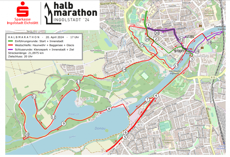 Ingolstädter Halbmarathon am Samstag