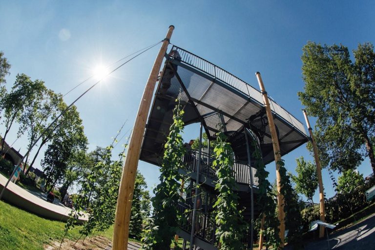 Parkspaziergang mit Sundowner in Pfaffenhofen