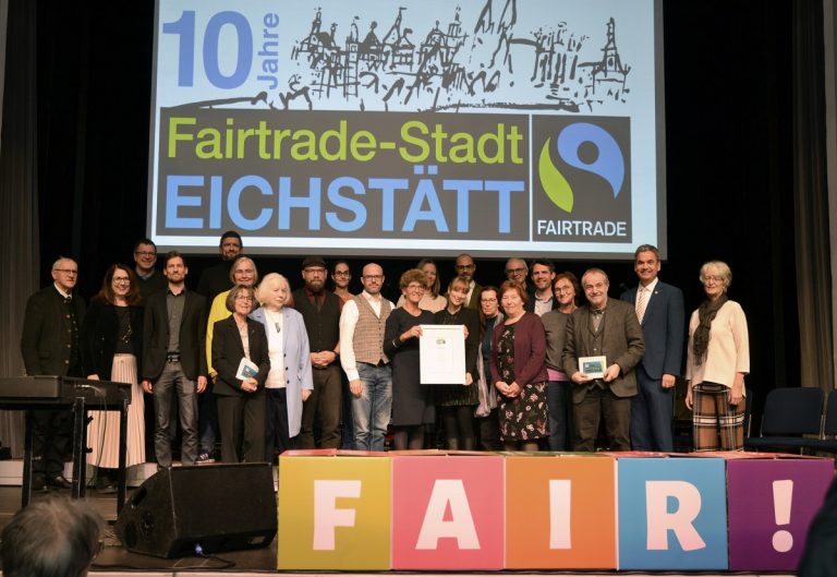 Eichstätt feiert 10 Jahre Fairtrade Stadt