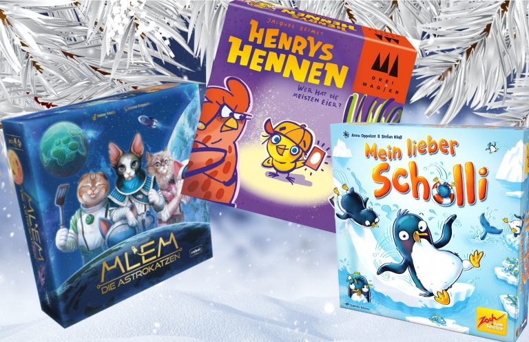 Auch Tiere wollen Spaß haben: Neue Brettspiele für den Winter