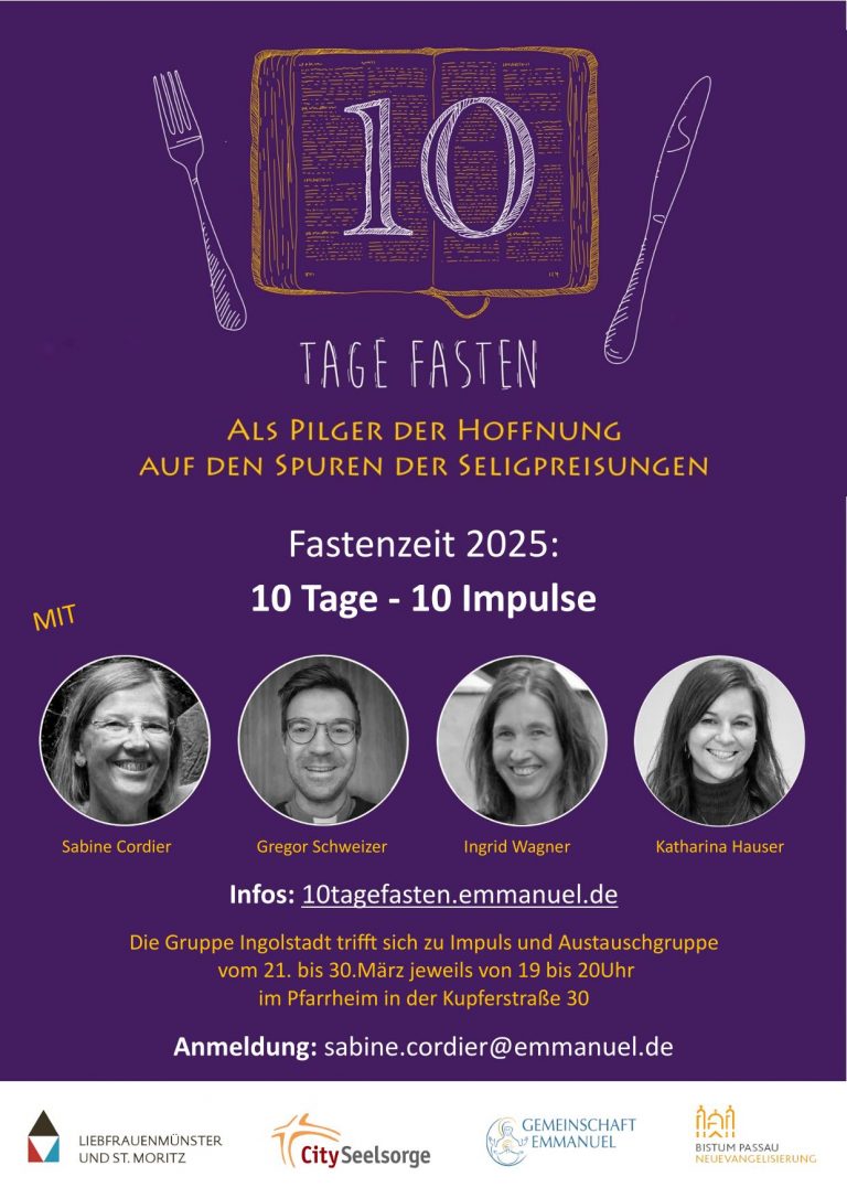 Auftakt: Fasten – Impuls – Austausch