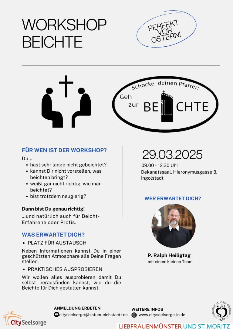 Qual oder Befreiung? Beicht-Workshop