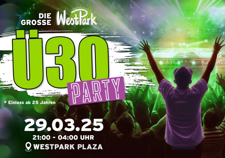 Die große WestPark Ü30 Party