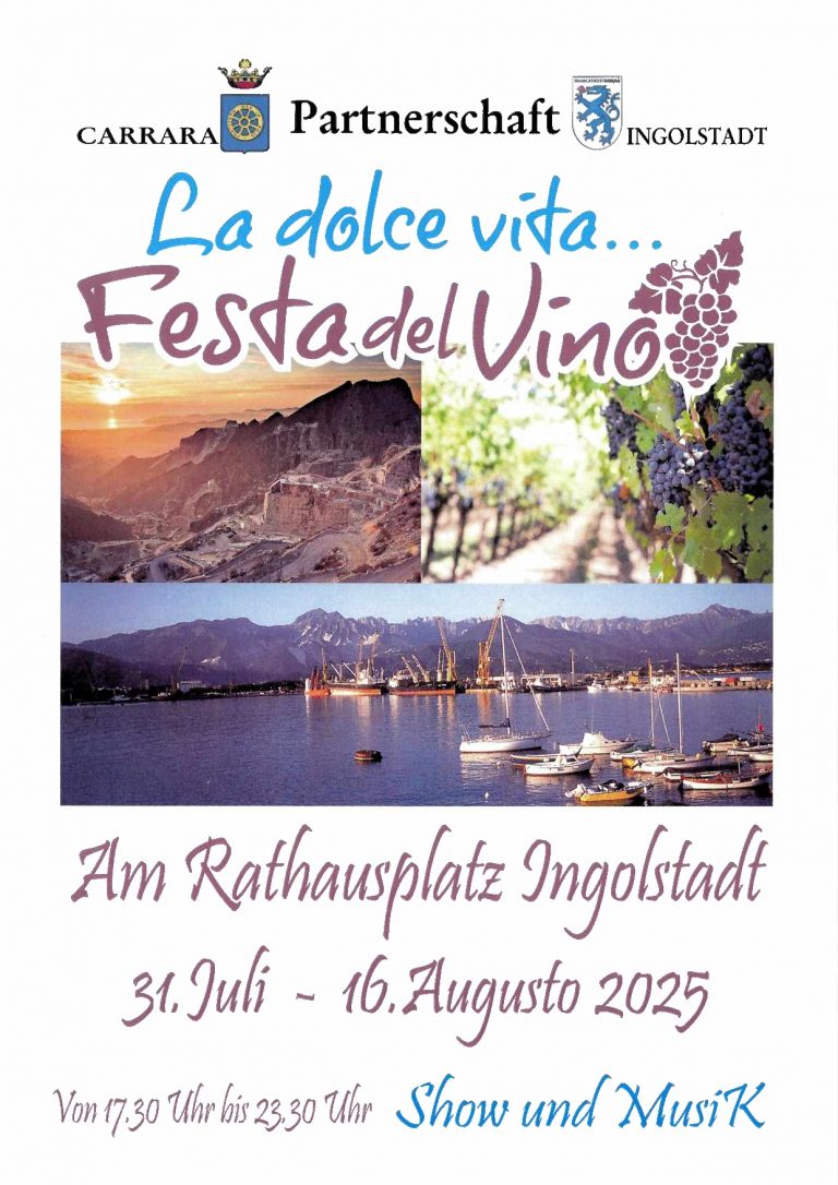 Beginn Carrara Weinfest