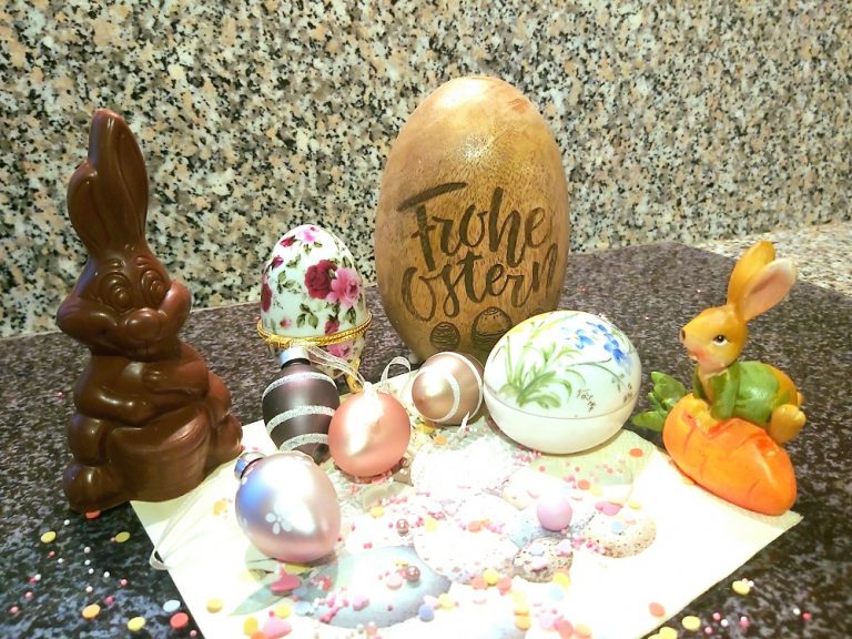 Osterbasteln der AWO Pfaffenhofen mit Kindern