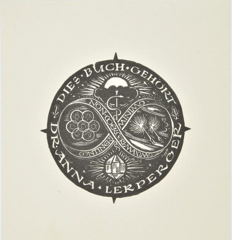 Mittagsvisite: Exlibris für Dr. Anna Lerperger