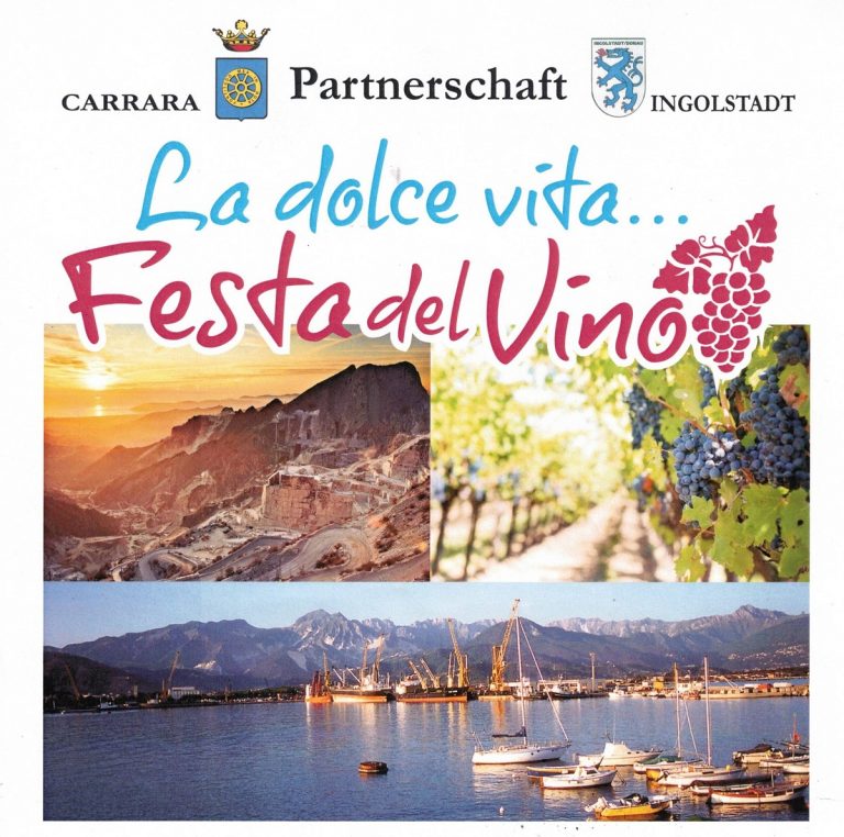 Offizieller Start Carrara Weinfest